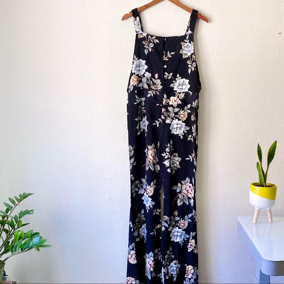 FLYNN SKYE Party Overalls in “Black Floral” - Picture 9 of 13